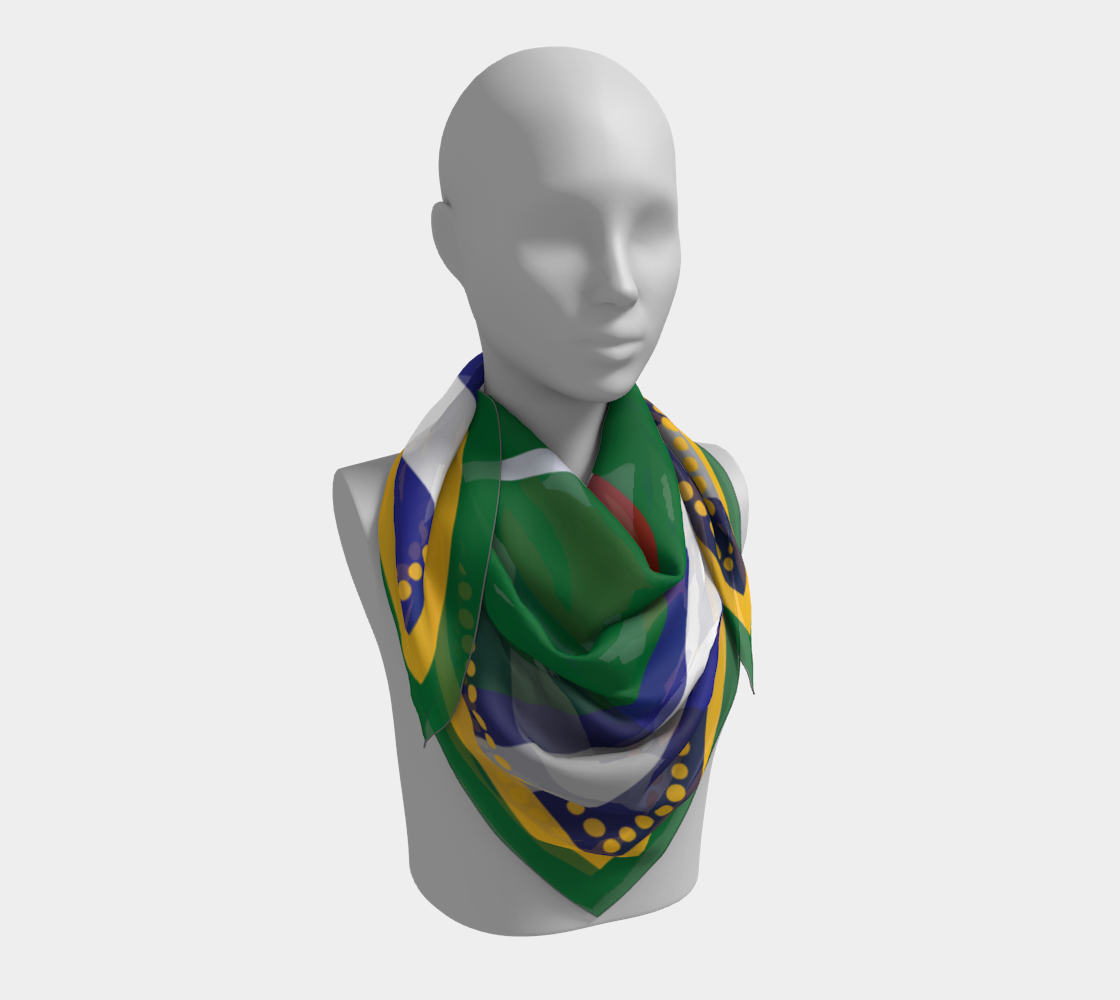 Wine Legs Country Club Art Scarf