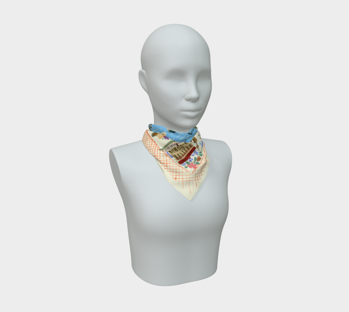 Greetings from Granbury Art Scarf