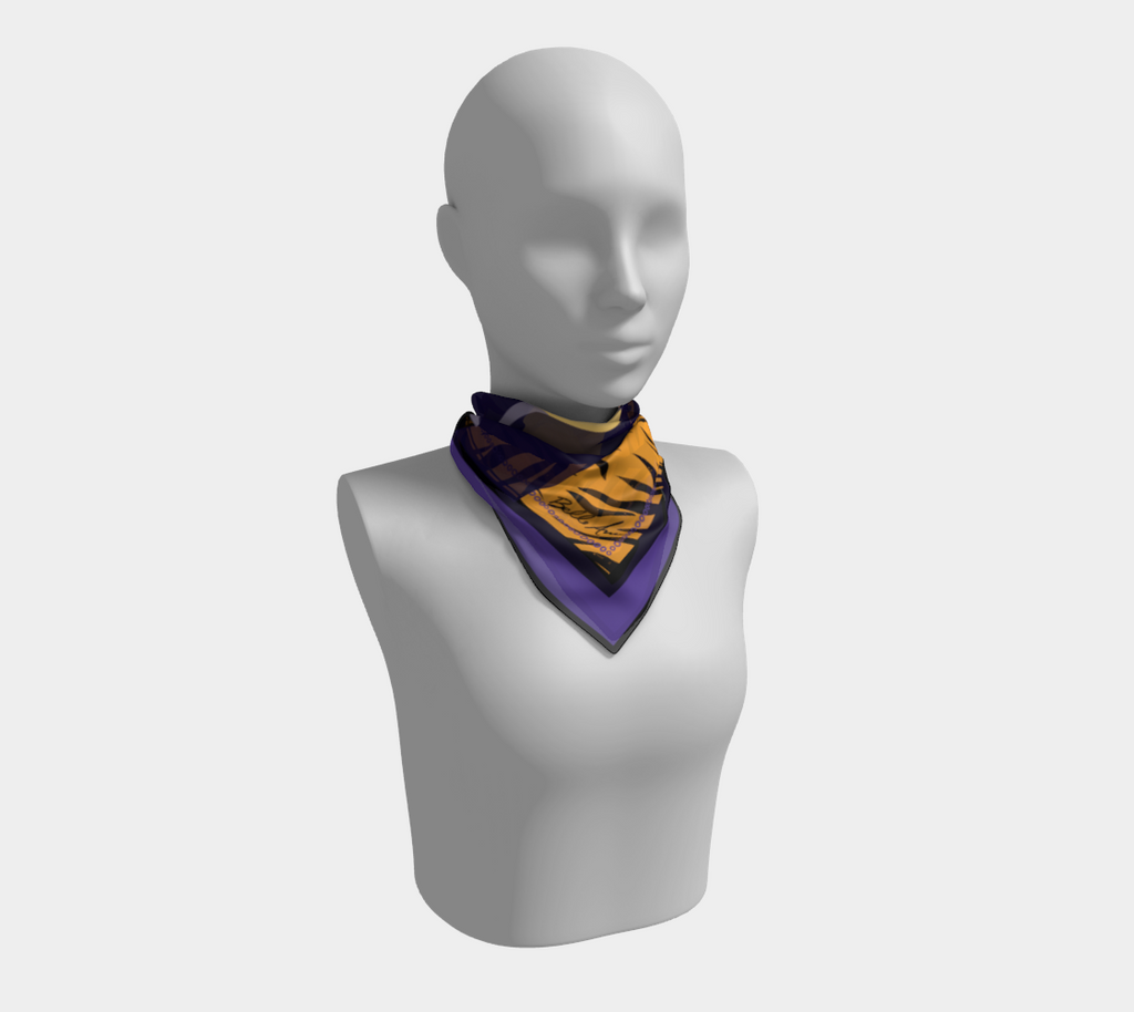 Wine Legs Tiger Art Scarf -