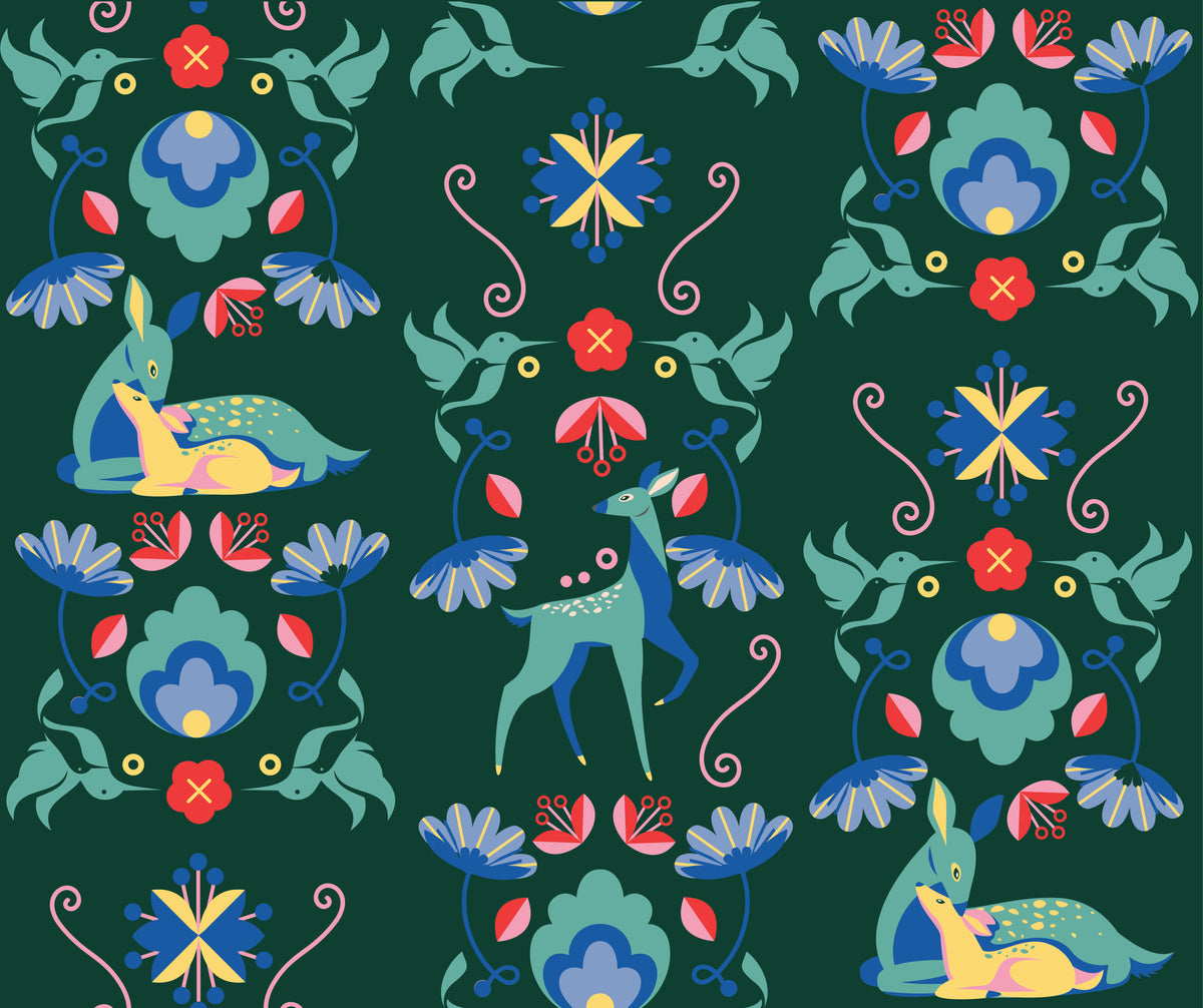 Festive Woodland Gift Wrapping Paper Roll