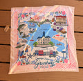 Greetings from Granbury Art Scarf