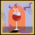 Wine Legs Cowboy Boots Art Scarf