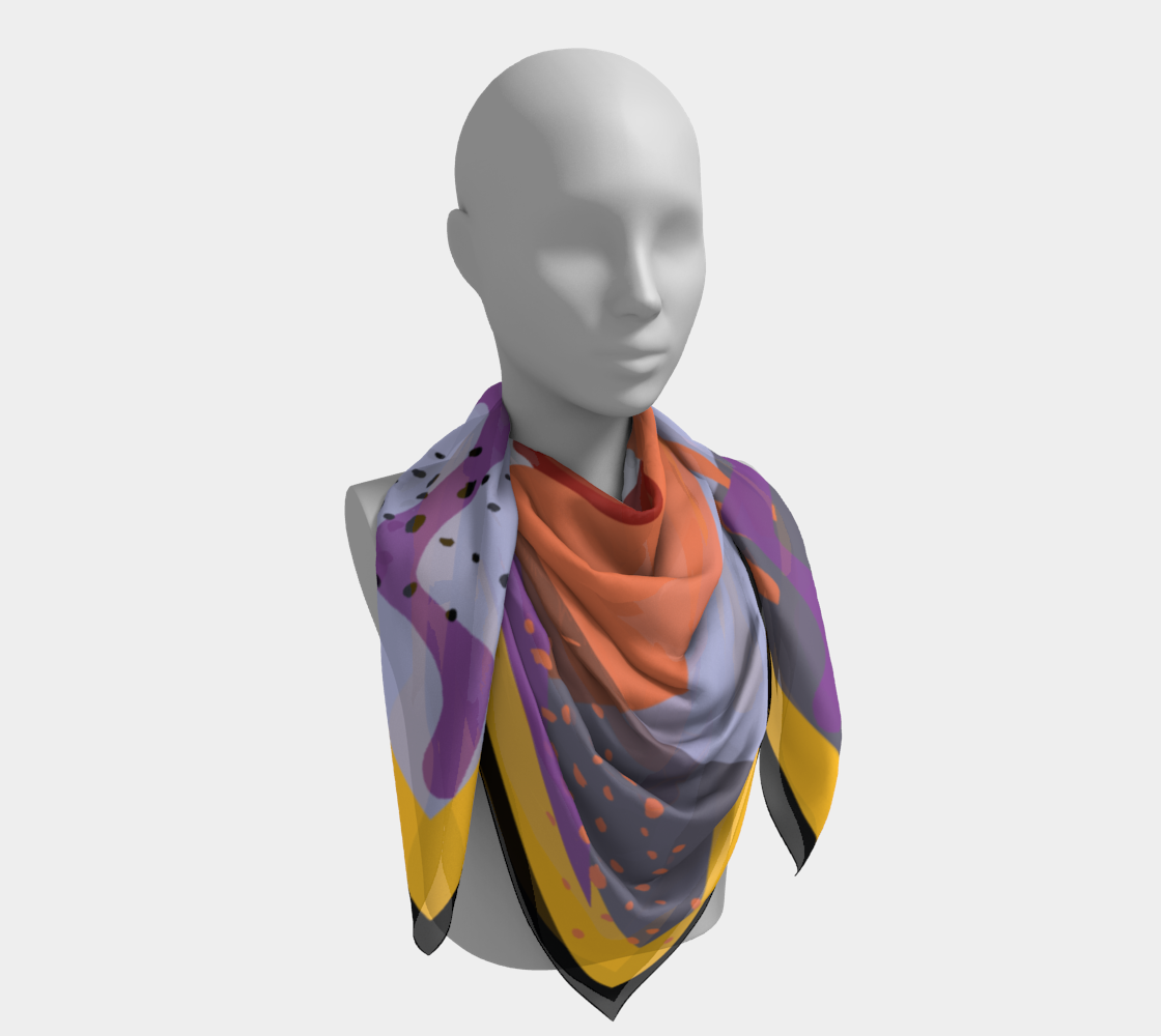 Wine Legs Cowboy Boots Art Scarf