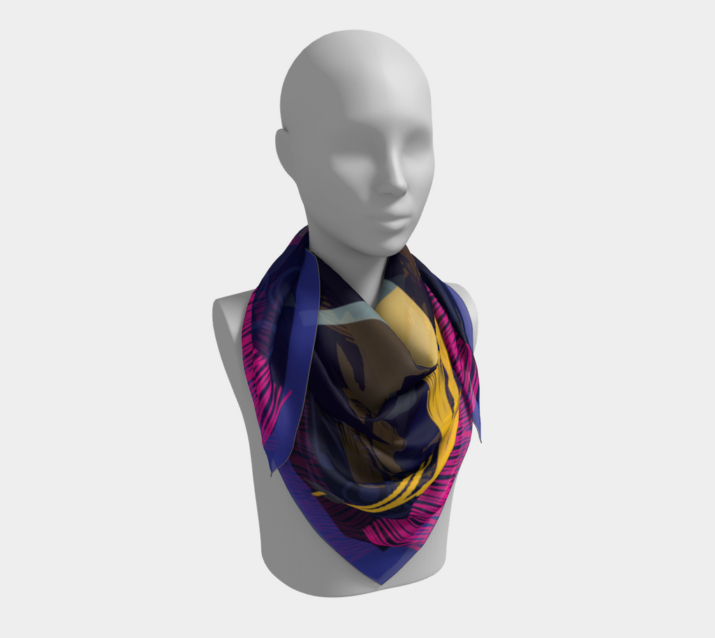 Wine Legs Tassels Art Scarf
