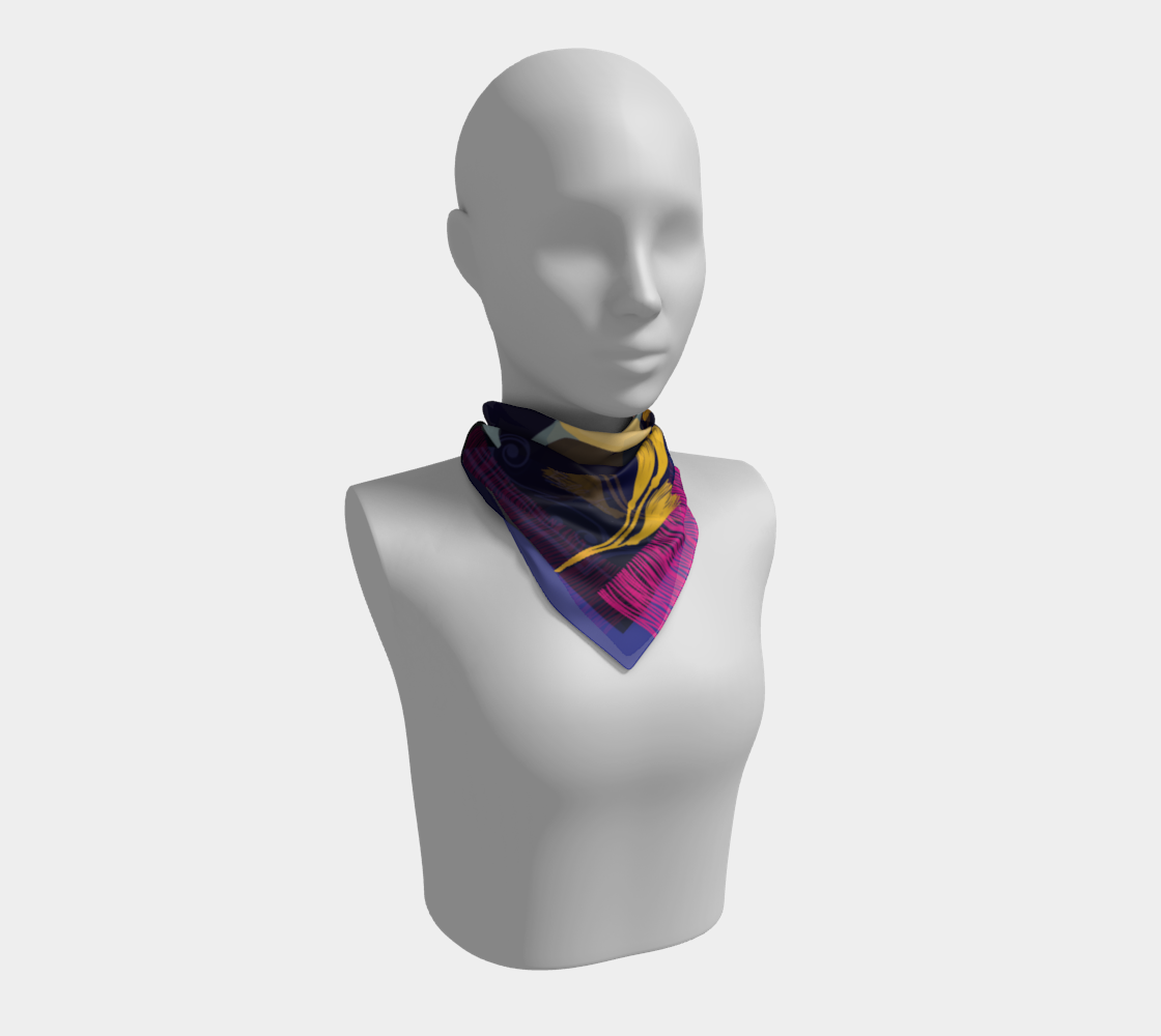 Wine Legs Tassels Art Scarf